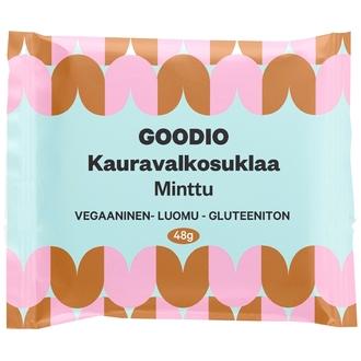 Goodio Kauravalkosuklaa Minttu luomu 48g