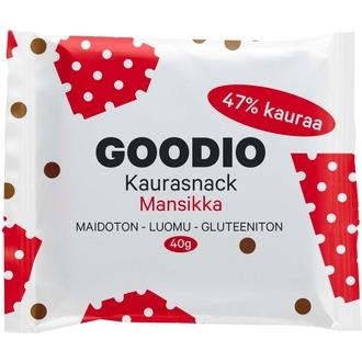 Goodio 40g Luomu Oat Bites Snack Bar Mansikka