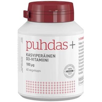 Puhdas+ Kasviperäinen D3-Vitamiini 100 Μg 60 Kaps