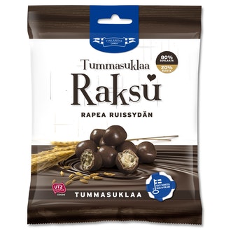 FC 150g Raksu tummasuklaa UTZ