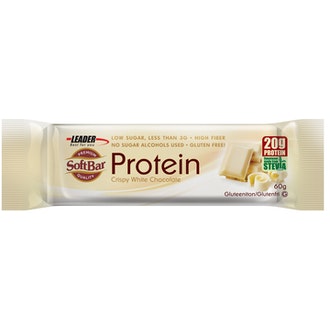 Leader SoftBar proteiinipatukka 60g valkosuklaa gluteeniton