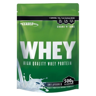 Leader whey heraproteiinijauhe 500g maustamaton
