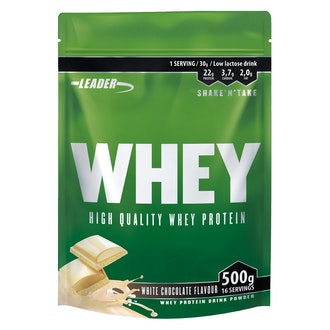 Leader whey heraproteiinijauhe 500g valkosuklaa