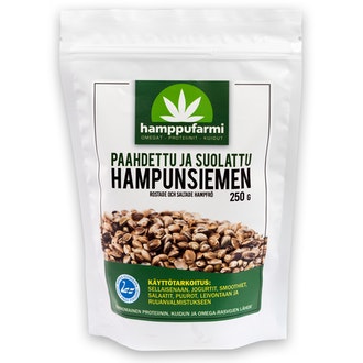 Hamppufarmi Paahdettu Ja Suolattu Hampunsiemen 250G
