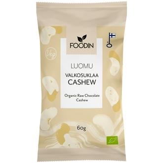 Foodin Valkosuklaacashew luomu 60g