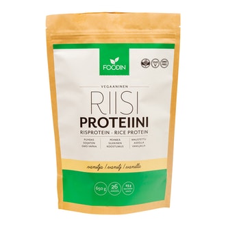 Foodin Riisiproteiini 650g Vanilja