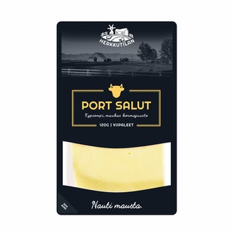 Herkkutilan Port Salut viipaloitu pitkään kypsynyt kermajuusto 120g