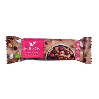 Foodin granola bar 40g mantel-karp Luomu