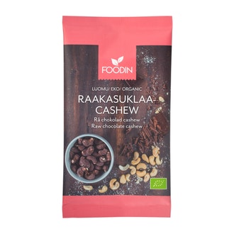 Foodin suklaacashew 60g luomu