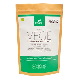 Foodin Luomu Supervege Kasvisproteiinisekoitus 600g Maustamaton