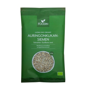 Foodin auringonkukansiemen raaka 200g luomu