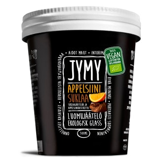 Jymy luomujäätelö 500ml suklaa-appesiini