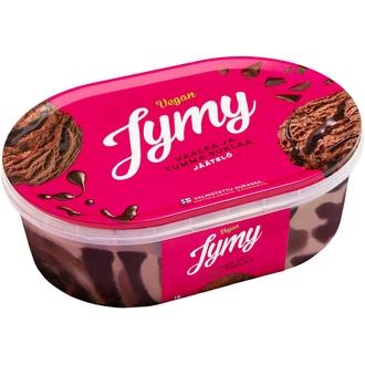Jymy Vaalea ja Tumma Suklaa vegaaninen jäätelö 900ml