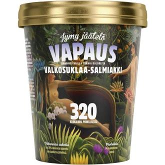 Jymy Vapaus Valkosuklaa-Salmiakki Jäätelö laktoositon 500ml