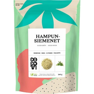 CocoVi Kuoritut Hampunsiemenet 260g