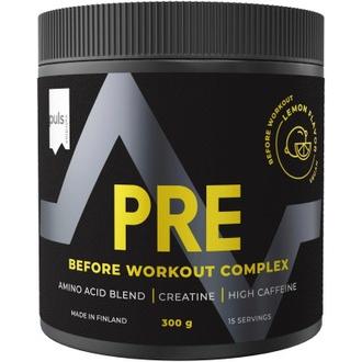 Puls Pre Workout 300 G Sitruunanmakuinen Aminohappojuomajauhe