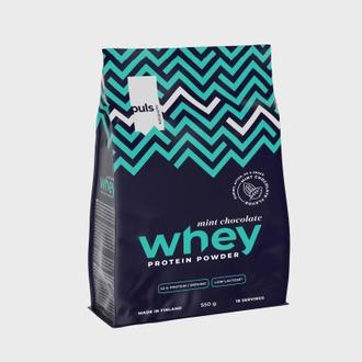 Puls Whey 550G Minttusuklaanmakuinen Proteiinijuomajauhe
