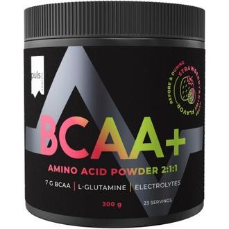 Puls Bcaa+ 300 G Mansikan Ja Kiivin Makuinen Aminohappojuomajauhe