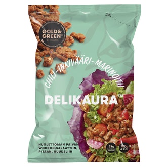 Gold&Green chili-inkivääri-marinoitu Delikaura 120g