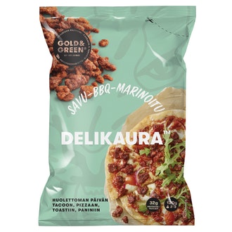 Gold&Green savu-BBQ-marinoitu Delikaura 120g