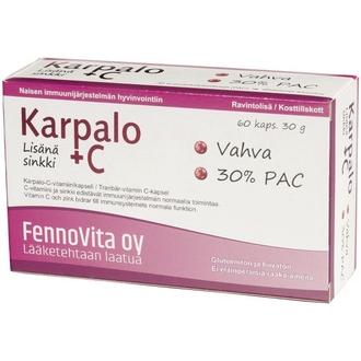 30G Ravintolisä Karpalo + C 60 Kaps