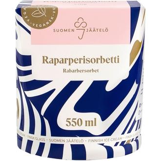 Suomen Jäätelö Raparperisorbetti550ml