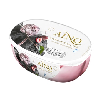 Aino 525g/0.9L Kirsikan Kuiskaus kermajäätelö
