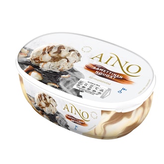 Aino Samettinen Nougat kermajäätelö kotipakkaus  508g/900ml