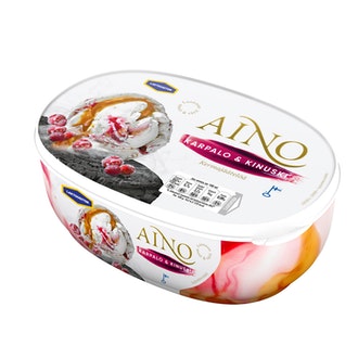 Aino Karpalo&Kinuski Laktoositon kermajäätelö kotipakkaus  527g/900ml