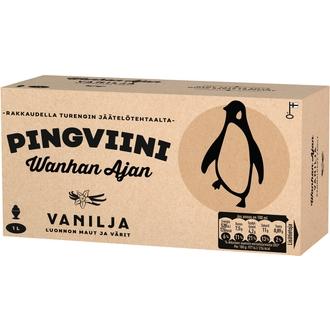 Pingviini Wanhan Ajan Vanilja kermajäätelö kotipakkaus 1L/540g