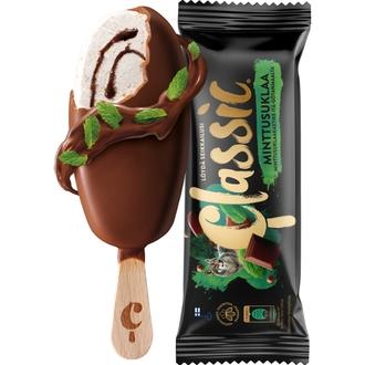 Classic Minttusuklaa kermajäätelöpuikko 76g/100ml