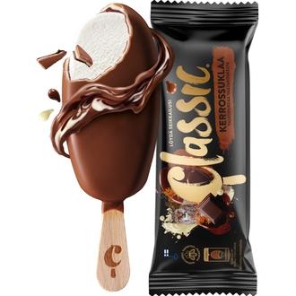Classic Kerrossuklaa kermajäätelöpuikko 80g/100ml