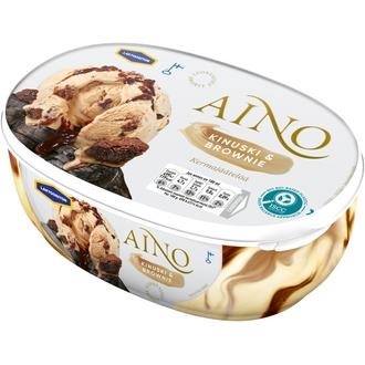 Aino Kinuski & Brownie Laktoositon kermajäätelö kotipakkaus 500g/900ml