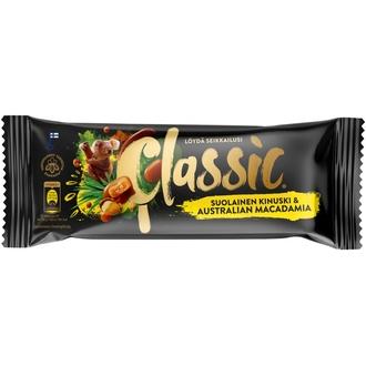 Classic Suolainen Kinuski & Australian Macadamia kermajäätelöpuikko 68g/90ml