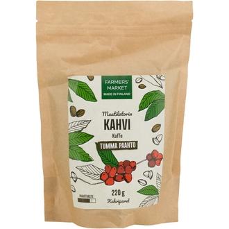 Farmers Market X Lehmus Maatilatorin Tummapaahto Papukahvi 220G