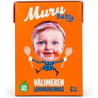 Muru Baby Välimeren Lohimuhennos Alk. 6 Kk Luomulastenateria 180G