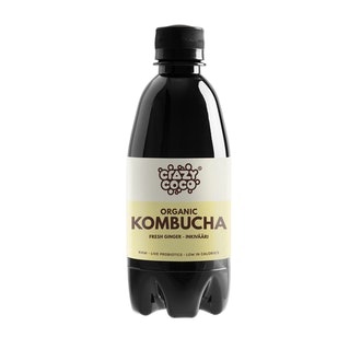 Crazy Coco Kombucha inkivääri 0,33l luomu
