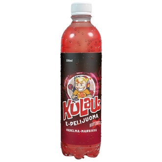 Kulaus E-pelijuoma vadelma-mansikka 0,5l