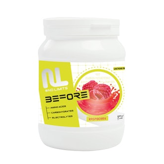 Leader No Limits Urheilujuomajauhe Before 600g Raspberry