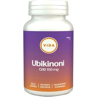 Vida Ravintolisävalmiste Ubikinoni Q10 150 Mg 90 Kapselia/ 64 G