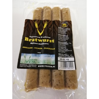 Vegem bratwurst seitanmakkara 260g