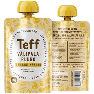 Teff Life banaani-kaakao välipalapuuro