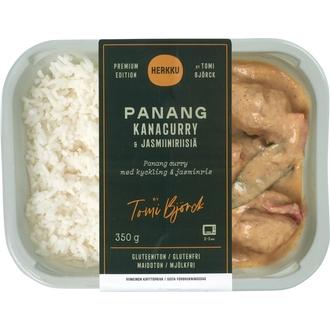 Herkku Premium Edition Panang kanacurry & jasmiiniriisiä 350g
