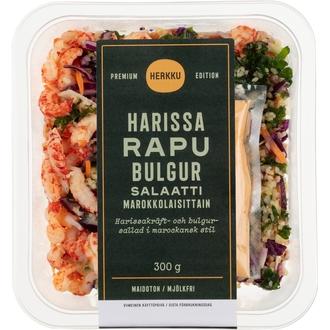 Herkku Premium Edition Harissarapu-bulgursalaatti marokkolaisittain 300g