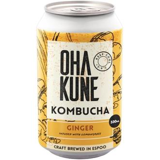 Ohakune Kombucha Ginger luomu 330ml tlk