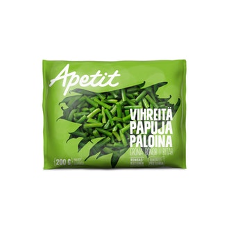 Apetit Vihreitä papuja paloina pakaste 200g