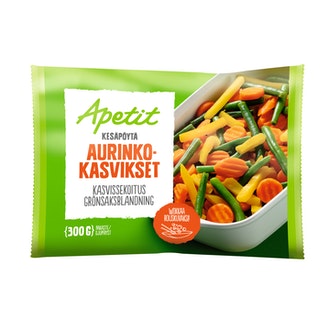 Apetit Aurinkokasvikset kasvissekoitus pakaste 300g