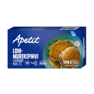 Apetit Lohimurekepihvi lohi-seitipihvi kypsä, pakaste 240g