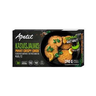 Apetit Kasvisjauhispihvit Crispy Chick herneproteiinipihvit pakaste 240g