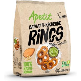 Apetit bataatti-kikeherne rings mieto chipotle 250g pakaste